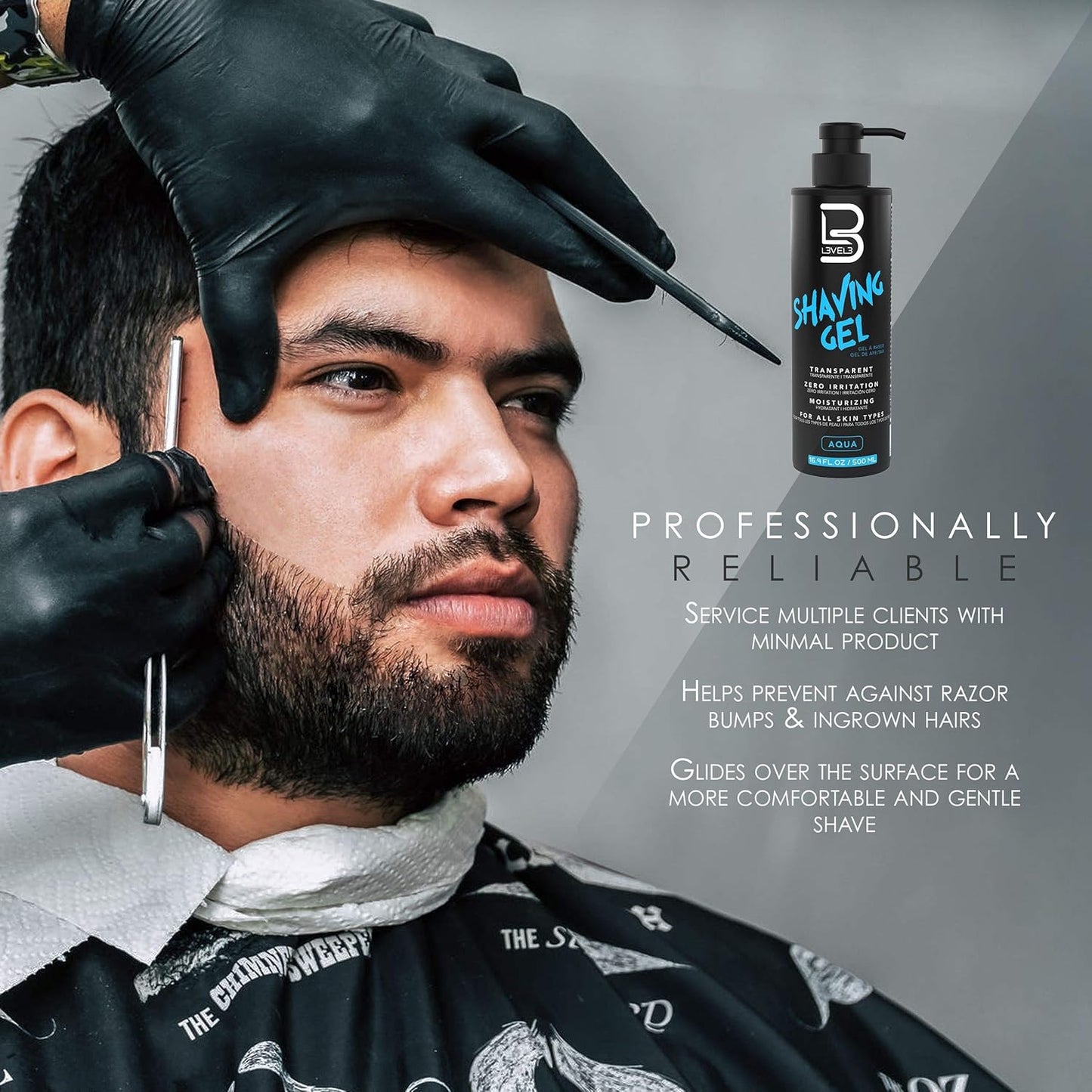 L3 Shaving Gel - Straight Razor Shave Gel - Non-Irritating - Refreshing Smell - No Hot Towel Necessary