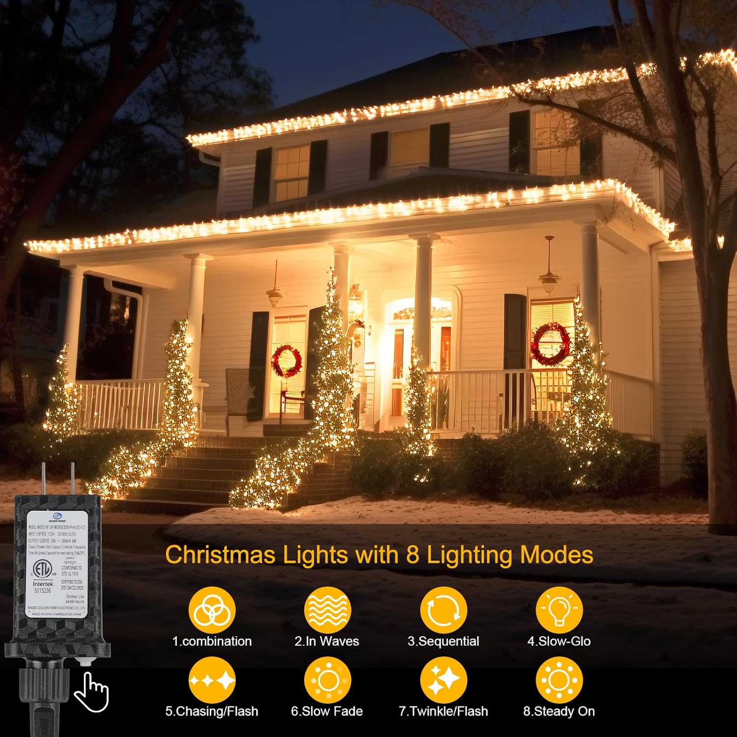 70FT_200LED_Christmas_String_Lights_Plug_in,_Outdoor_Indoor_Connectable_Twinkle_Fairy_Lights_with_Timer_and_8_Modes,_Christmas_Tree_Lights_for_Garden_Party_Wedding_Christmas_Decoration,_Warm_White