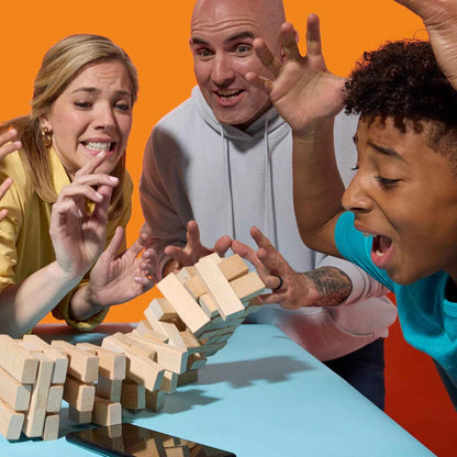 Official Hasbro Games Jenga Game | Digital Die for 6 More Ways to Play | Original Wood Block Game | Stacking Tower | Ages 6+ | 1+ Players | Party Games