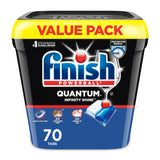 Finish Quantum Dishwasher Pods, No Pre-Rinse Dishwasher Detergent Soap Removes 24HR Dried-On Stain and Grease, Leaving a Virtually Spotless Shine