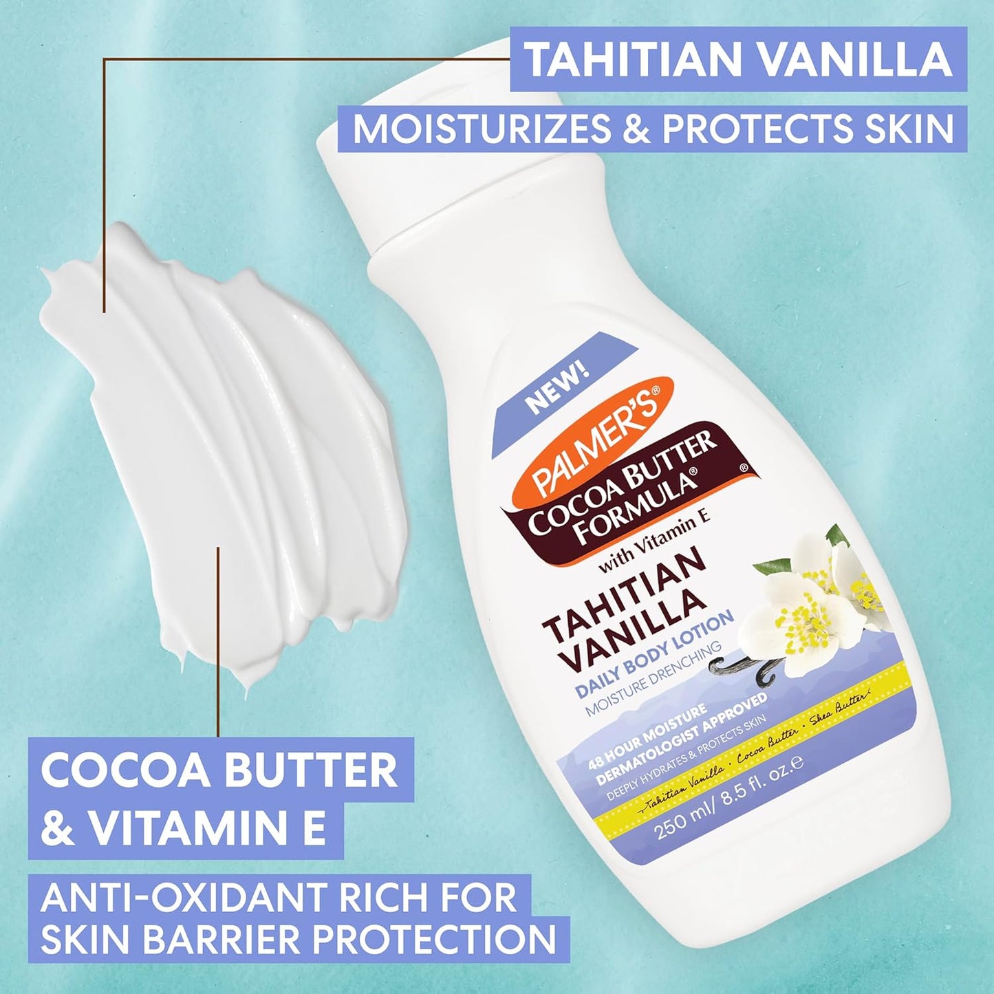 Palmer's_Cocoa_Butter_Formula_Tahitian_Vanilla_Body_Lotion,_8.5_Oz,_Daily_Moisturizing_Lotion_for_Dry_Skin_with_Shea_Butter_&_Vitamin_E,_Hydrates_&_Protects,_Helps_Provide_48-Hour_Deep_Moisture