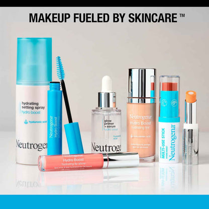 Neutrogena Hydro Boost Hydrating Makeup Setting Spray with Hyaluronic Acid, Setting Spray for Smooth, Dewy Skin, Fragrance Free, Non-Comedogenic & Hypoallergenic, 3.4 fl. oz