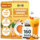 Turmeric Ginger Cinnamon Tea - 160 Tea Bags (Pack of 4)