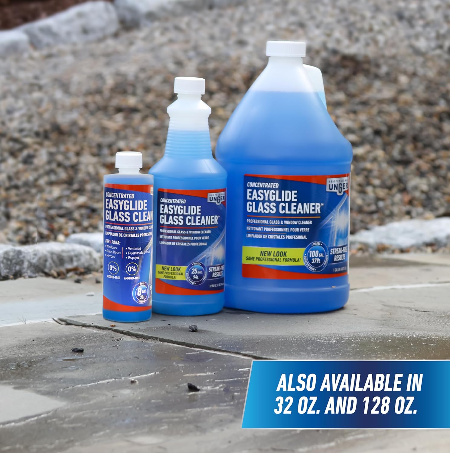 Unger_Professional_Streak-Free_EasyGlide_Glass_Cleaner_Concentrate,_1_Gallon,_Ammonia-Free,_Makes_100_Gallons_of_Solution,_Safe_for_Tinted_Windows,_LOW-E,_Windshields_and_Mirrors