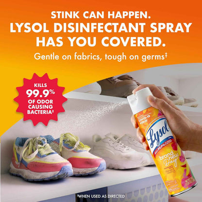 Lysol Disinfectant Spray, Sanitizing and Antibacterial Spray, For Disinfecting and Deodorizing