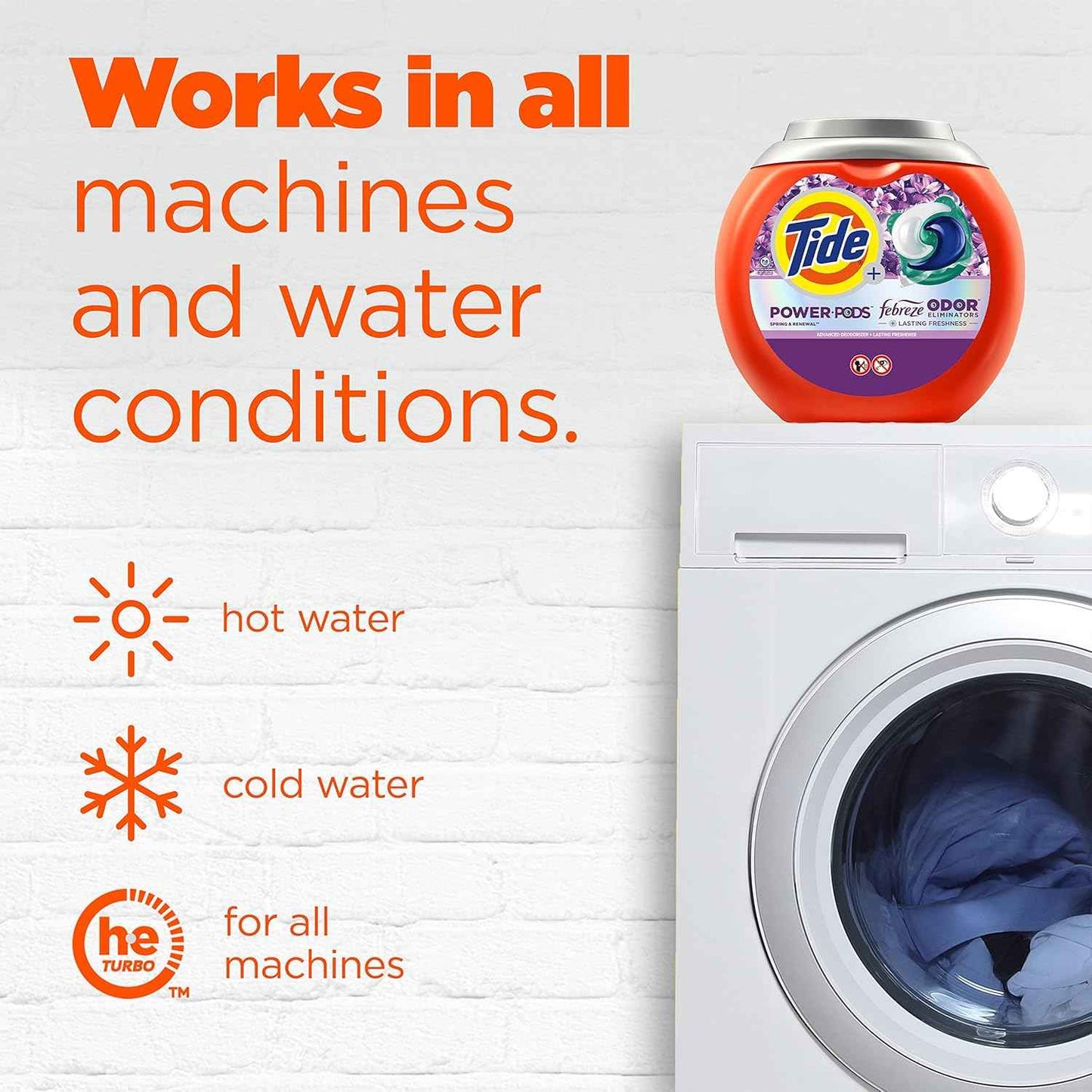 Tide Power Pods with Febreze Laundry Detergent Pacs, All-Day Freshness