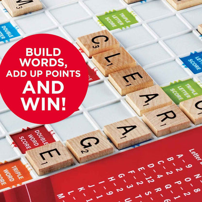 Hasbro Gaming Scrabble Deluxe Edition Board Game,