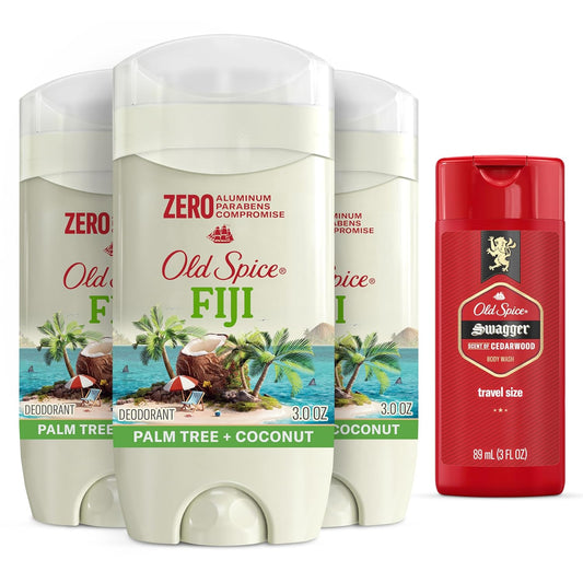 Old_Spice_Aluminum_Free_Deodorant_for_Men,_24/7_Long_Lasting_Freshness,_24/7_Sweat_&_Odor_Protection,_Fiji_with_Palm_Tree_Scent_Deodorant_with_Travel-Size_Swagger_Scent_Body_Wash,_3_oz_(Pack_of_3)