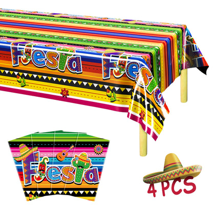 Colored - 4pcs 54x108 in
