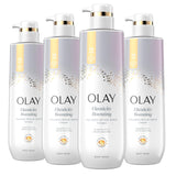 Olay Body Wash for Women, Elasticity Boosting, Collagen Peptide Serum Complex, Renews Moisture, Free of Parabens & Phthalates