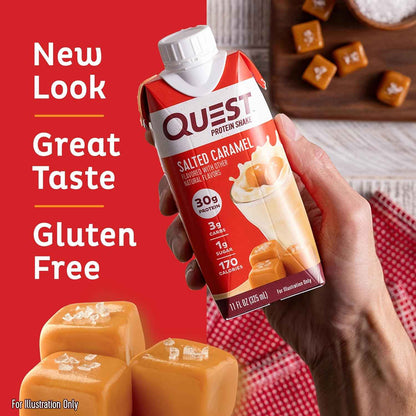 Quest Nutrition Ready to Drink Protein Shake, 30g Protein, 3g Net Carbs, Gluten Free, Keto Friendly