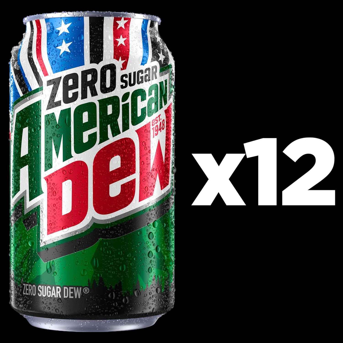 Mountain Dew, 12oz Cans (12 Pack)