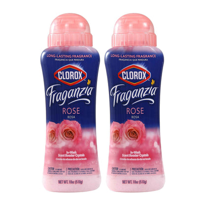 Clorox Fraganzia Laundry Scent Booster Crystals, In-Wash Fragrance Beads for Fresh-Smelling Clothes & Linens, Safe for All Fabrics & Colors, Easy-Pour Bottle