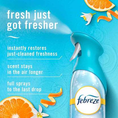 Febreze Air Mist, Air Freshener, Odor Fighting Room Spray, Deodorizer for Home Bathroom Kitchen Office Apartment, Soothe & Restore, Refresh & Energize, Romance & Desire Variety Pack