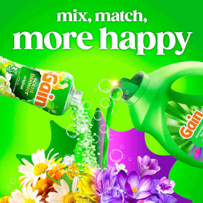 Gain Liquid Laundry Detergent with Odor Defense, Moonlight Breeze Scent, Laundry Soap For HE Washing Machines