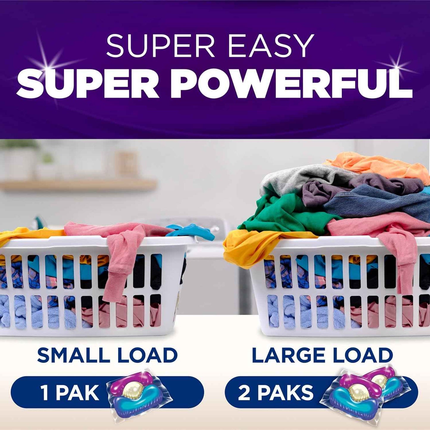 Arm & Hammer Plus OxiClean With Odor Blasters Laundry Detergent 5-IN-1 Power Paks