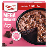 Duncan Hines MEGA Brownie Mix, Chewy Fudge, Halloween Baking, 7.7 oz.
