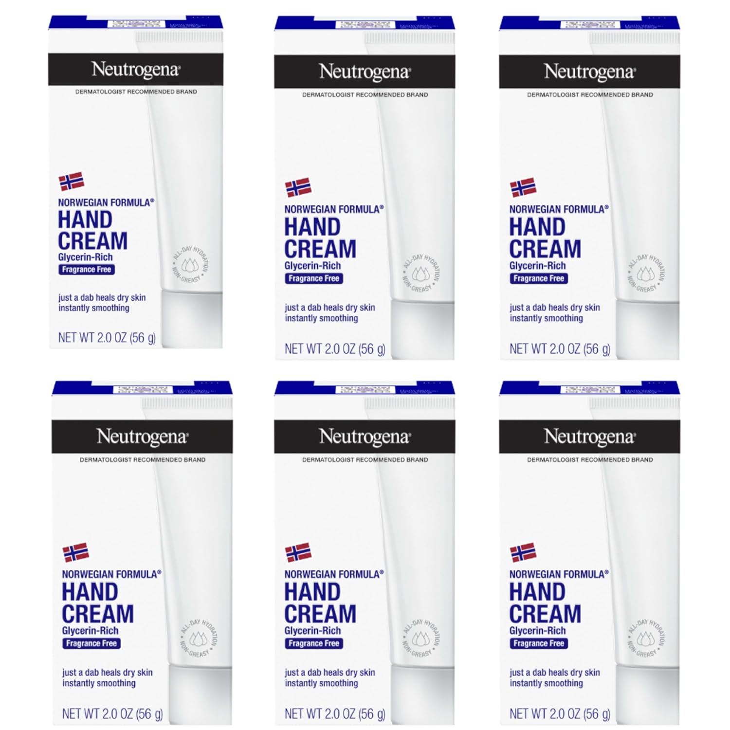 Neutrogena_Norwegian_Formula_Moisturizing_Hand_Cream_&_Lotion_for_Dry_Hands,_Fragrance_Free_Glycerin_Concentrated_Relief,_Over_200_Uses,_6_Pack,_2_oz_Each_(Total_12_Fl_Oz)