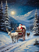 Moonlight Santa Claus