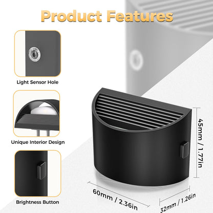 DORESshop_LED_Night_Light[2_Pack],_Night_Lights_Plug_into_Wall,_3_Level_Brightness_Adjustable_Plug_in_Night_Light,_Dusk_to_Dawn_Sensor,_Nightlights_for_Adults,_Bedroom,_Bathroom,_Hallway