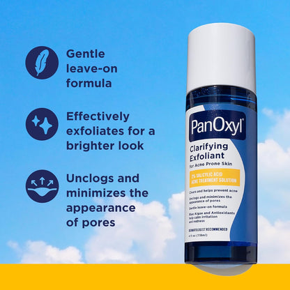 PanOxyl_Clarifying_Exfoliant_with_2%_Salicylic_Acid,_BHA_Liquid_Exfoliant_for_Face,_Unclogs,_Minimizes_Appearance_of_Pores,_Blue_Algae_and_Antioxidants_Help_Calm_Redness,_For_Acne_Prone_Skin,_4_fl_oz