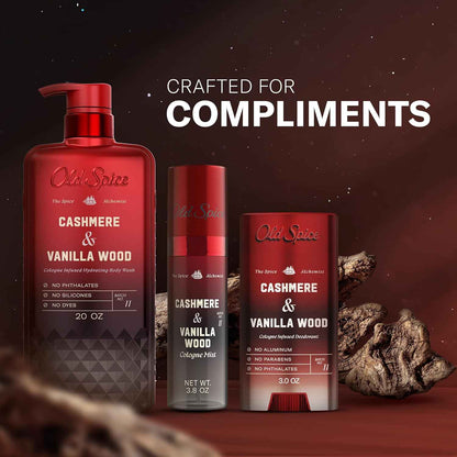 Old Spice Body Wash for Men, The Spice Alchemist Collection, 24/7 Cologne Infused Hydration, No Trade Off Formula, Free of Phthalates Silicones & Dyes, 20 oz
