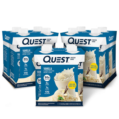 Quest Nutrition Ready to Drink Protein Shake, 30g Protein, 3g Net Carbs, Gluten Free, Keto Friendly