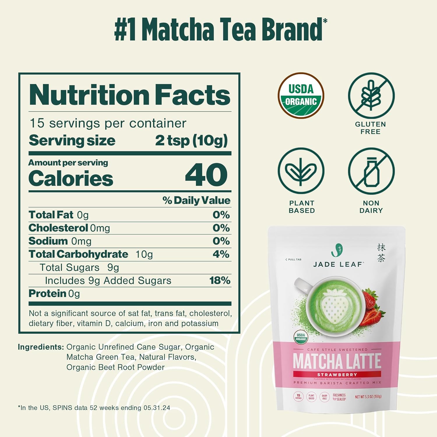 Jade_Leaf_Matcha_Organic_Strawberry_Matcha_Latte_Mix_-_Lightly_Sweet_Japanese_Matcha_Green_Tea_Powder_with_Organic_Cane_Sugar_for_Cafe_Style_Blend,_5.3_Ounce_/_150g_(Pack_of_1)