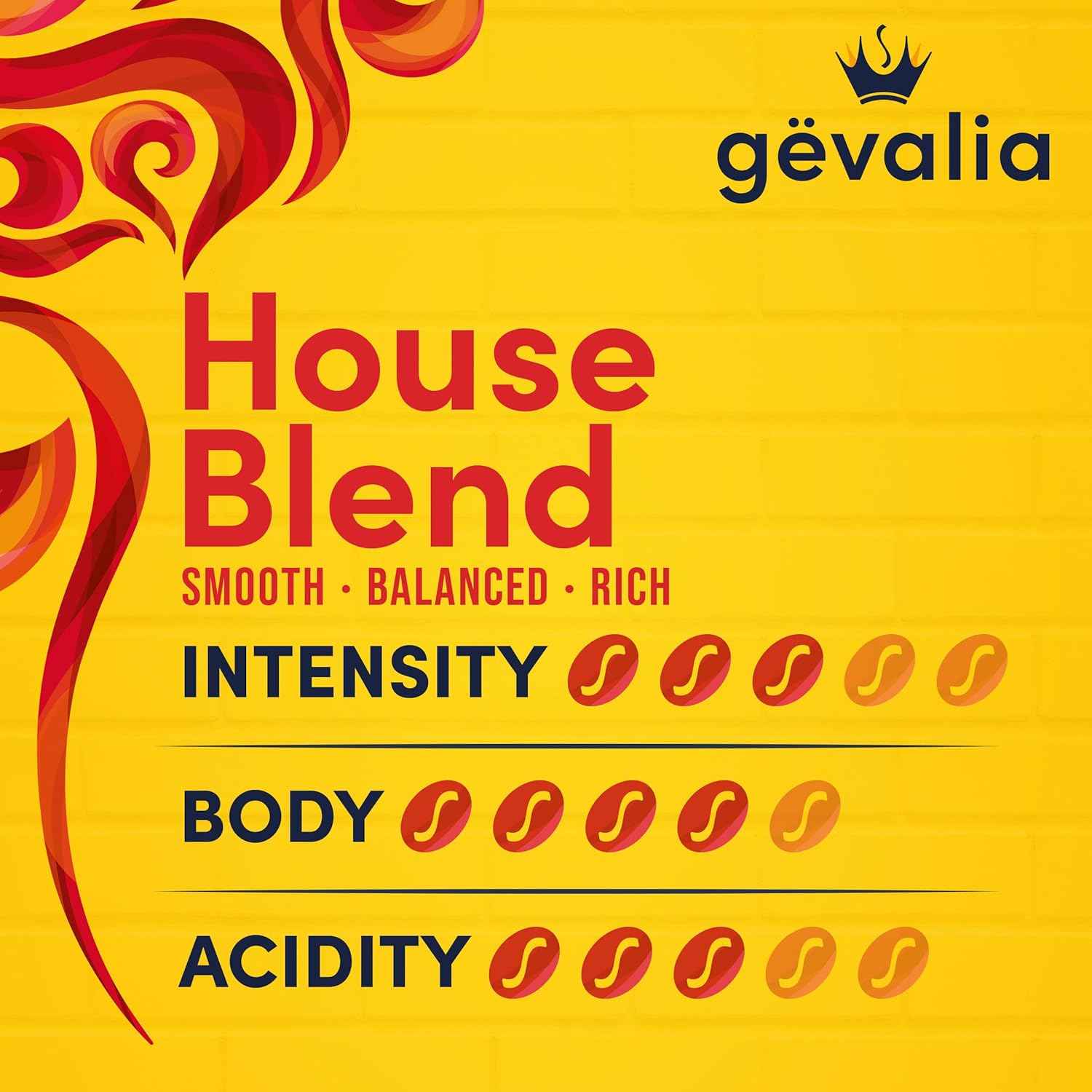 Gevalia Medium Roast 100% Arabica Ground Coffee, for a Keto and Low Carb Lifestyle=