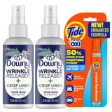 Downy Wrinkle Release Spray Bundle w/Bonus Tide Pen Sample - 3 Pack