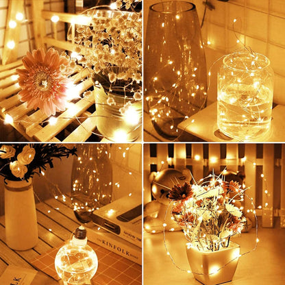 6_Pack_LED_Fairy_Lights_Battery_Operated_with_Timer,_13FT_40LED_Waterproof_Firefly_Lights_Silver_Wire_Mini_Twinkle_String_Lights_for_Wedding_Christmas_Birthday_Party_Mason_jar_Decorations,_Warm_White