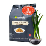 Momofuku Sweet & Spicy Ramen Noodles by David Chang, 5 Count (Pack of 1) Air-Dried Vegan Instant Noodles 11g of Plant Based Protein Food Flavor