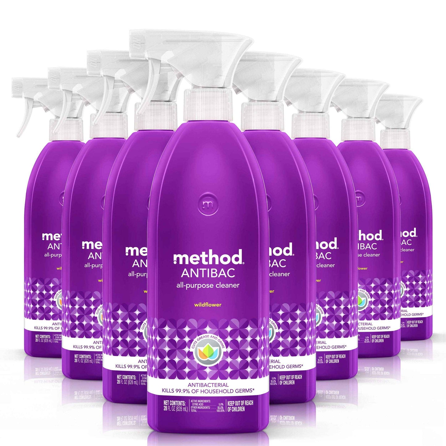 Method Antibacterial All-Purpose Cleaner Spray, Kills 99.9% of Household Germs, 28 Fl Oz