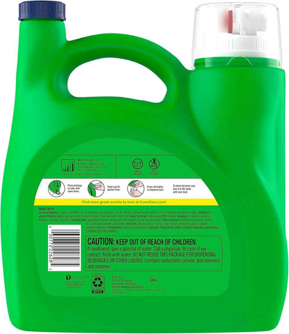 Gain Liquid Laundry Detergent, With Odor Defense, Happy Hibiscus Scent, Laundry Soap For HE Washing Machines, 132 fl oz, 100 Loads (Packaging May Vary)