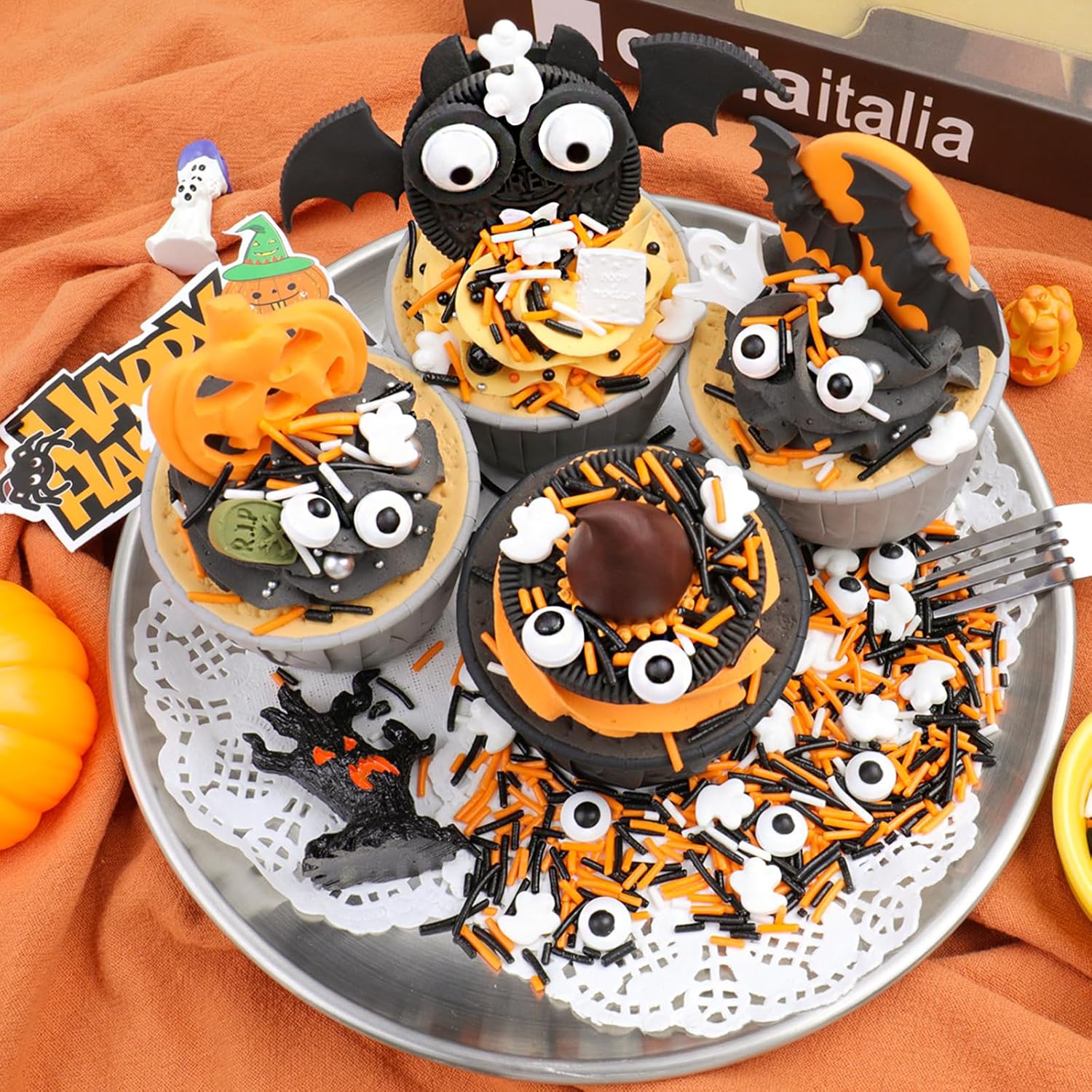 Halloween_Sprinkles,_Edible_Candy_Eyes_Ghost_Mix_Halloween_Cake_Decorations,_4.6oz_Black_White_Orange_Jimmies_Sprinkles_for_Cake_Decorating