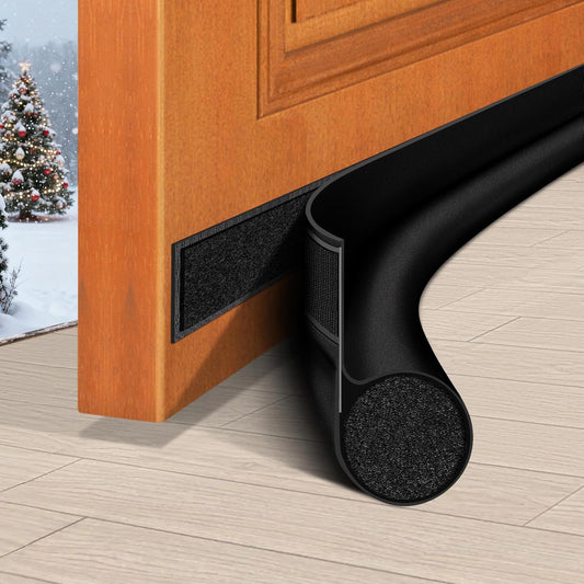 HomeProtect_Door_Draft_Stopper_36_Inch_Under_Door_Draft_Blocker_Door_Sweep_for_Bottom_of_Door_Reduce_Cold_Air,_Soundproof,_Light,_Odor,_Weather_Stripping_Door_Seal_Strip_Fit_for_Interior/Exterior