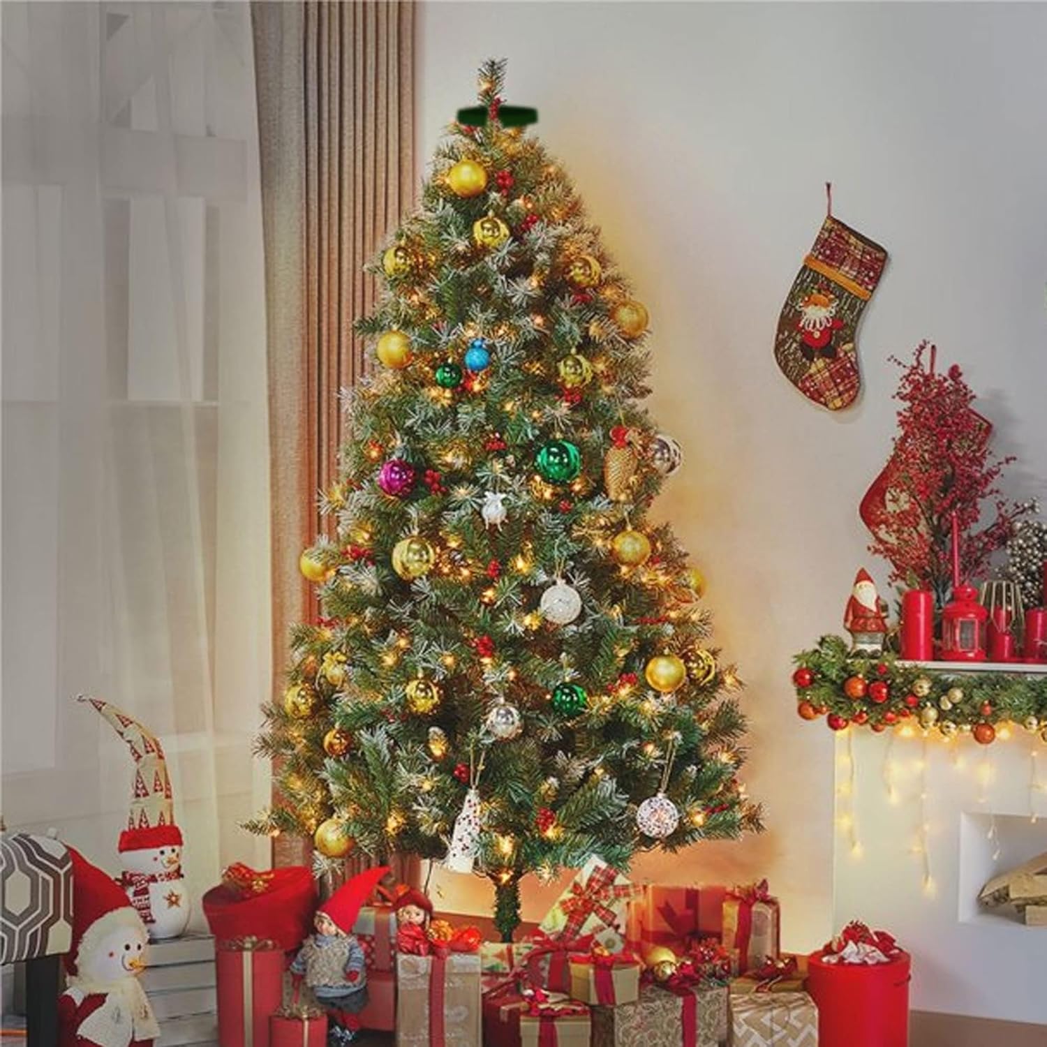 Dazzle_Bright_Christmas_Tree_Lights,_448_LED_Waterfall_Tree_Topper_Lights_with_Remote_&_8_Lighting_Modes,_8.2FT_X_16_Lines_Christmas_Light_for_Indoor_Outdoor_Yard_Party_Xmas_Decoration_(Warm_White)