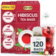 Hibiscus Tea - 120 Tea Bags (Pack of 3)