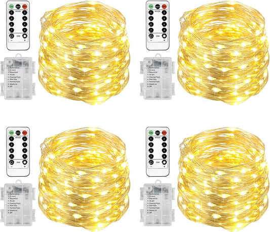 Homemory_4_Pack_20_Ft_60_LED_Fairy_Lights_Battery_Operated_Christmas_Lights_with_Remote_Waterproof_8_Modes_Firefly_Twinkle_String_Lights_for_Party_Bedroom_Wedding_Christmas_Decorations