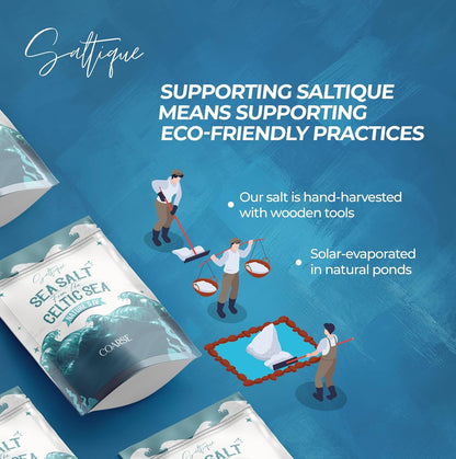 French_Sea_Salt_Fine_ground_From_the_Celtic_Sea_-_100%_Natural_and_Unrefined_-_Hand_Harvested_Mineral_Salt_(1/2lb)