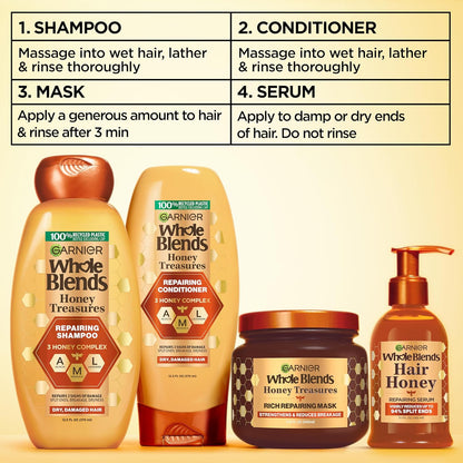 Garnier_Whole_Blends_Honey_Treasures_Repairing_Shampoo_and_Conditioner_Set_for_Dry,_Damaged_Hair,_22_Fl_Oz_(2_Items),_1_Kit_(Packaging_May_Vary)