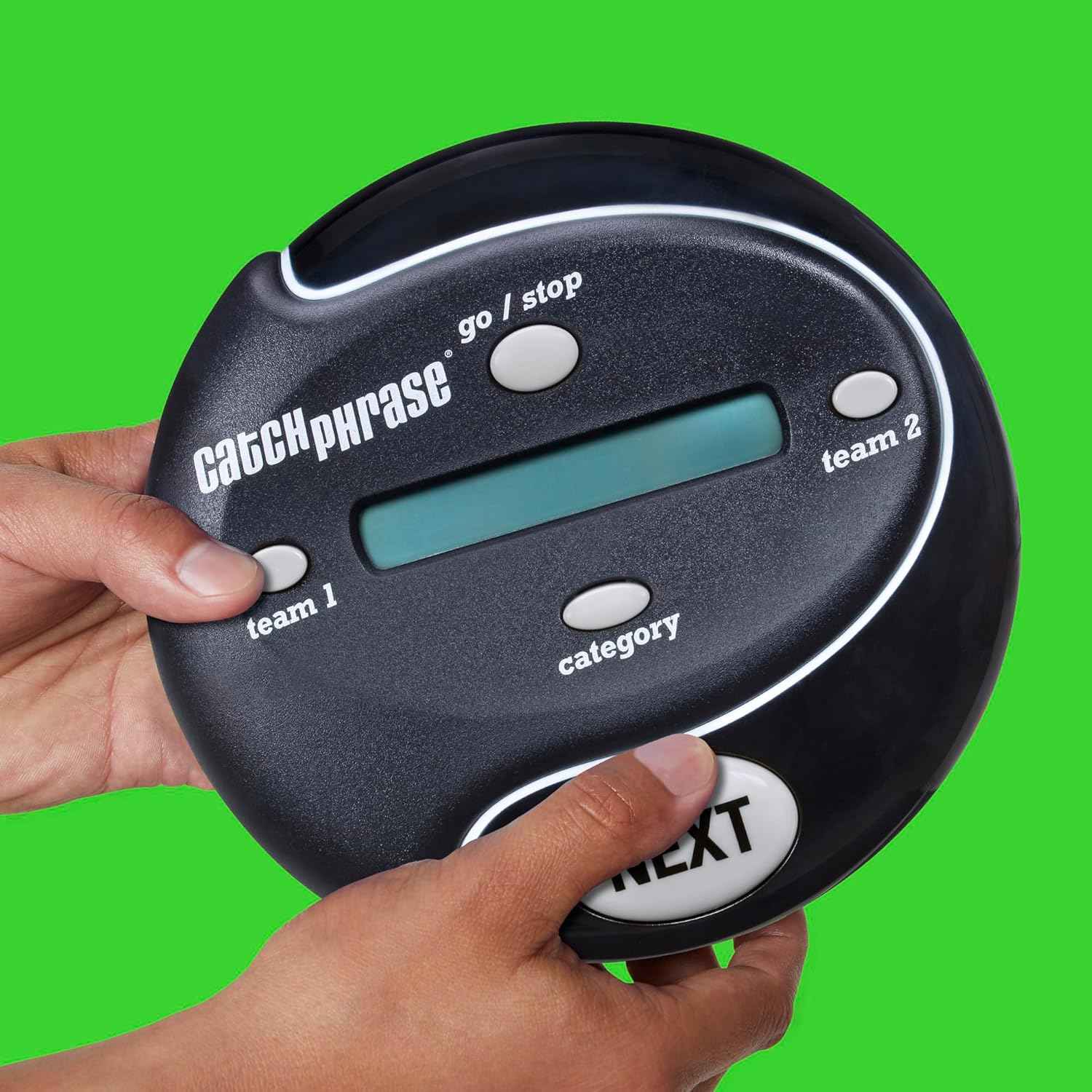 Hasbro Gaming Catch Phrase Electronic Game | Fun Active Handheld Party Games for Adults, Teens, and Kids | 4 or More Players, 2 Teams | Portable Summer Travel Activities | Ages 12+