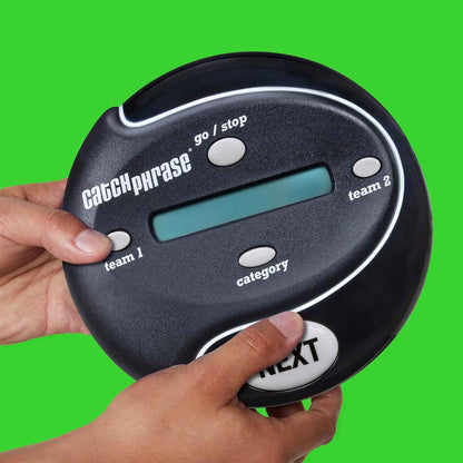 Hasbro Gaming Catch Phrase Electronic Game | Fun Active Handheld Party Games for Adults, Teens, and Kids | 4 or More Players, 2 Teams | Portable Summer Travel Activities | Ages 12+