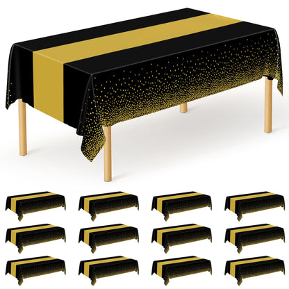 Black Gold Dot - 12pcs 54x108 in