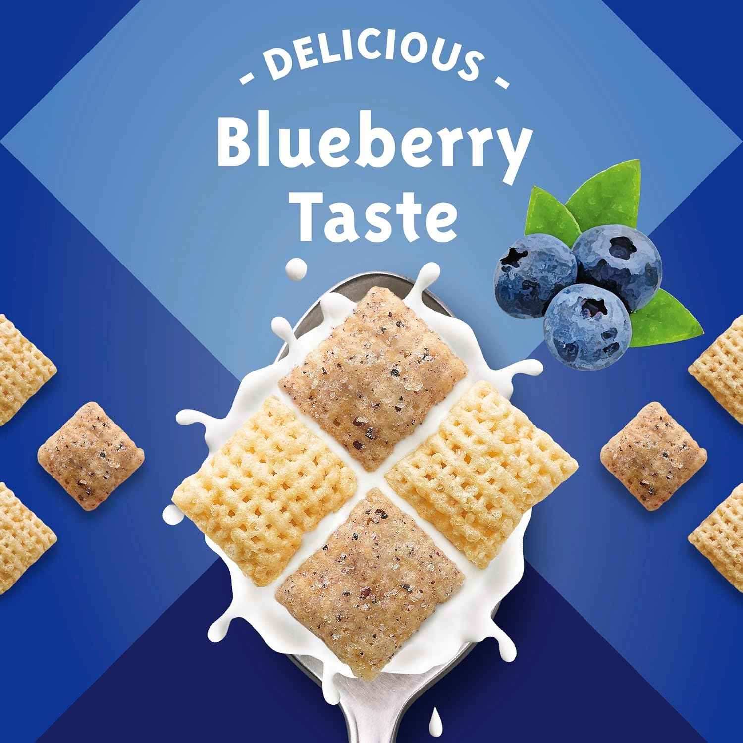 Blueberry Chex Cereal, Gluten Free Breakfast Cereal, Made with Whole Grain