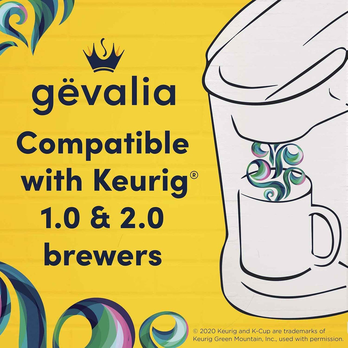 Gevalia Kaffe Special Reserve Costa Rica Medium Roast K-Cup Coffee Pods (10 Pods)
