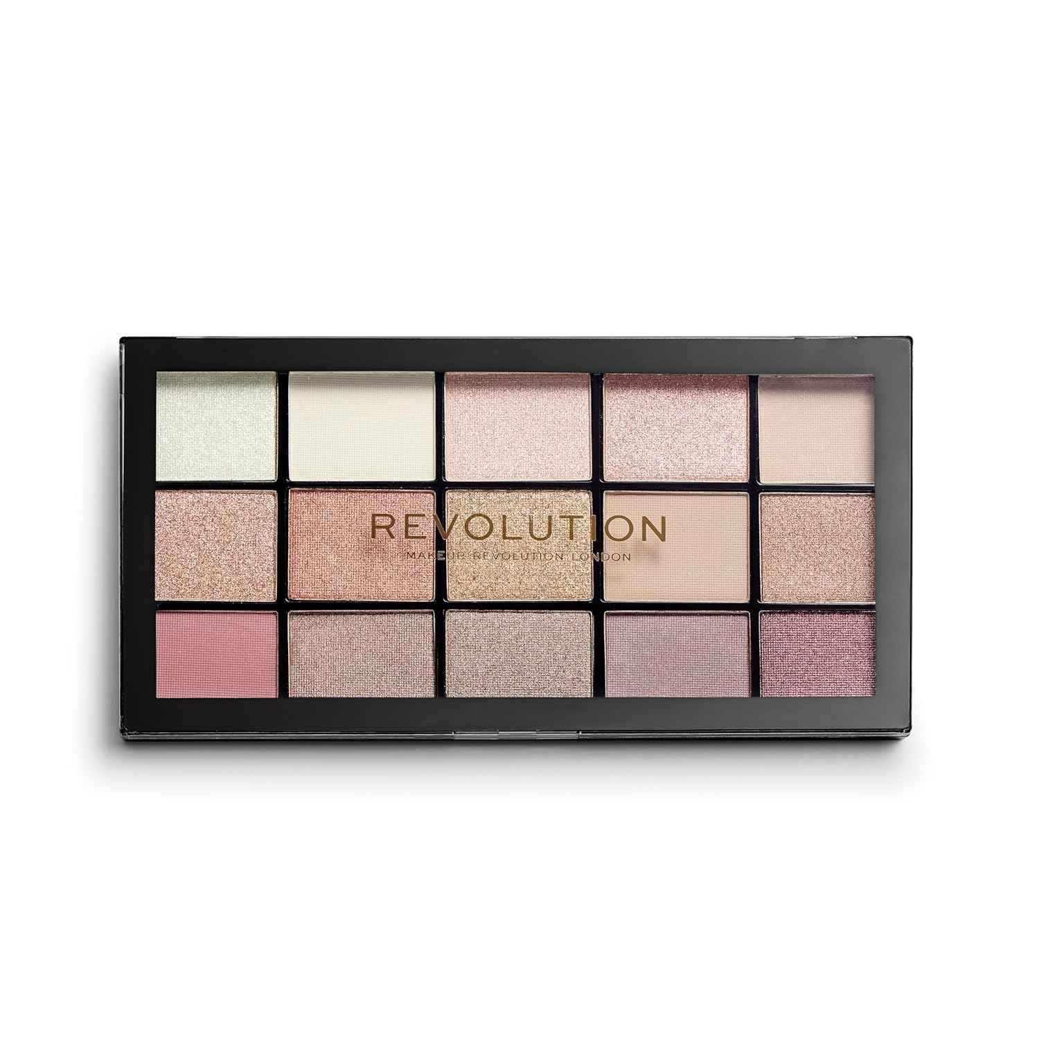 Revolution, Reloaded Shadow Palette, Blendable Matte & Shimmer Finishes, 15 Shades, Iconic 3.0, 0.58 oz