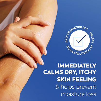 NIVEA_Intense_Healing_Body_Cream_for_Dry_Skin_with_Glycerin,_Provitamin_B5_and_Niacinamide,_72-Hour_Moisture,_Non-Greasy_Body_Moisturizer_Immediately_Soothes_Dry,_Itchy_Skin_Feeling,_13.5_Oz_Jar