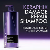 Nexxus KERAPHIX Shampoo & Conditioner 2 Pack for Damaged Hair Repair Powered by KRT Keratin Resistance Therapy with Liquid Crystal Amino Acids 33.8 Fl Oz