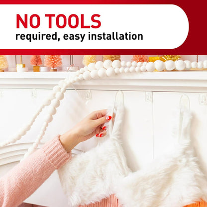 Command_Clear_Variety_Pack,_Including_8_Pairs_of_Picture_Hangers,_4_Clear_Wire_Hooks_and_11_Wall_Hooks_for_Hanging_Christmas_Decorations,_Damage-Free_Hanging_Up_to_19_Items